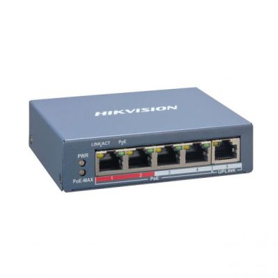 4 Ports PoE + 1 Port Uplink SMART Switch - 1