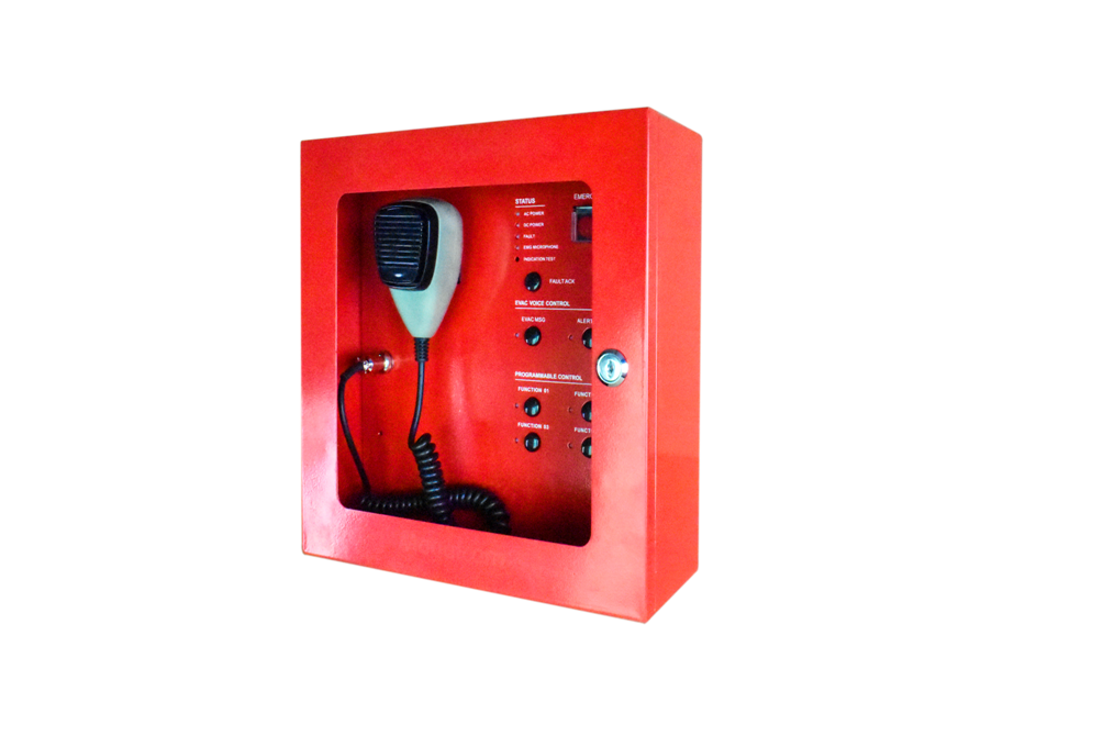 Fireman Microphone, Built-in EVAC/Alert Message - 1