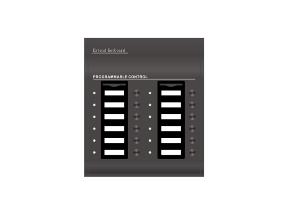 12 Zone Keypad for remote microphone DP-EVAC-1000RP - 1