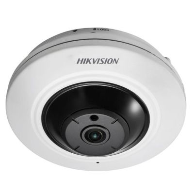 DS-2CD2955G0-ISU 5MP 1.05mm Lens 8Mt. IR IP Fisheye Panaromik Kamera - 1