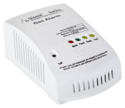Metan, LPG ve Doğalgaz Alarm Dedektörü - (220V) - 1