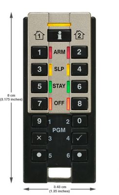 Taşınabilir 2 Yollu Uzaktan Kumanda ve Keypad - 1