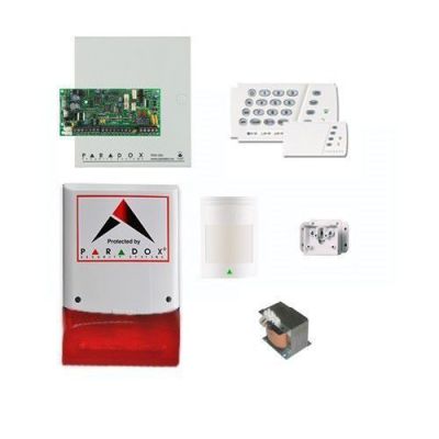 SP-4000 Kablolu Hırsız Alarm Seti (Panel + Keypad + Siren + Trafo + 1 Adet Pır Dedektörü) - 1