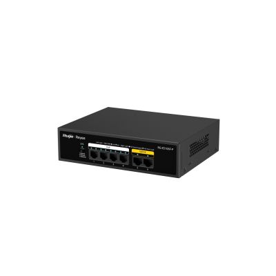 4 Port 100Mbps PoE, 2 Port 100Mbps Uplink Port Yönetilmez PoE Switch - 1