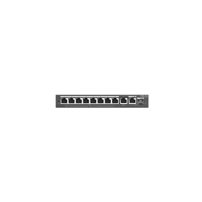 8 Port Gigabit PoE, 2 Port GB RJ45/1 SFP Combo Uplink Smart PoE Switch - 1