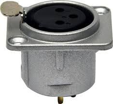 XLR Şase Dişi - Metal - 1