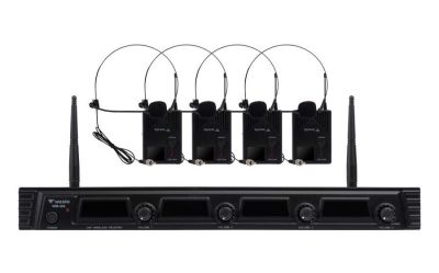 4 Kanal UHF Yaka (HeadSet) Mikrofon Seti - 1