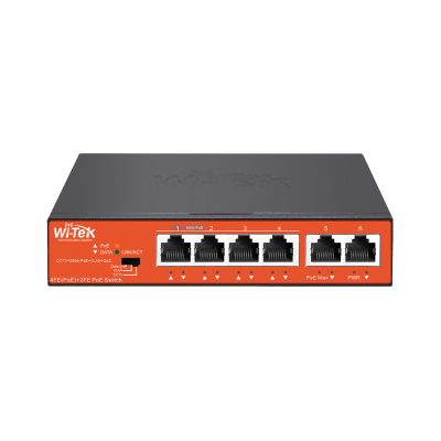 4 Port Poe 250Mt. Mesafe Hi-Poe Switch - 1