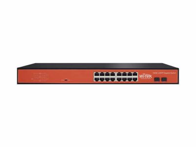 16GE + 2SFP Gigabit Rack-Mountable Ethernet Switch - 1
