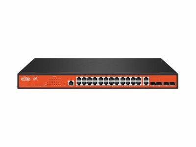 24GE+2Combo SFP+2SFP 802.3af/at Cloud L2 Managed PoE Switch - 1