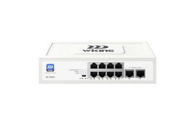 8 Port Gigabit PoE, 2 Port Gigabit Uplink Port Yönetilmez PoE Switch - 1