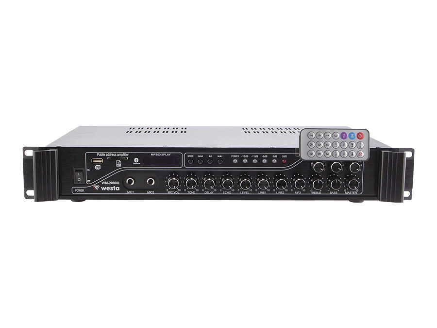 200 Watt 3 Bölge USB/MP3/Bluetooth Hat Trafolu Mikser Amplifier - 1