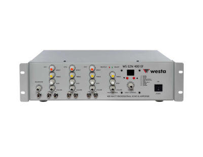400Watt 3 Mikrofon Mixer Amfi - 1